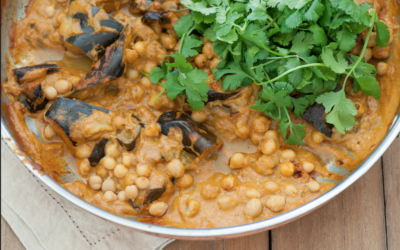 Eat Well: Eggplant & Chickpea Curry Recipe